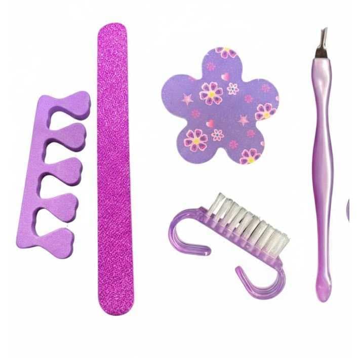 Kit Manicure Contém 5 Peças Uso Pessoal Wellmix