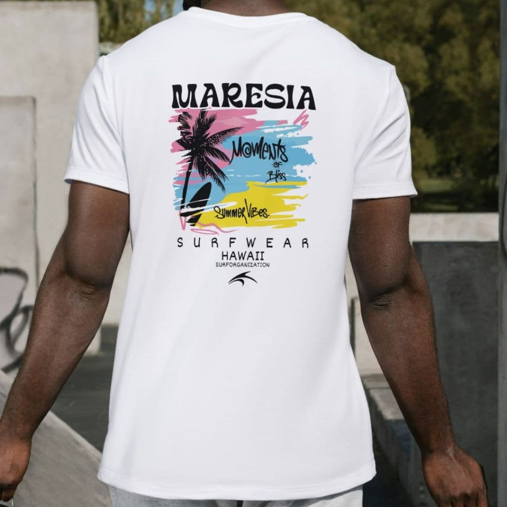 Camiseta Maresia 100% Algodão - Camisa Surfista