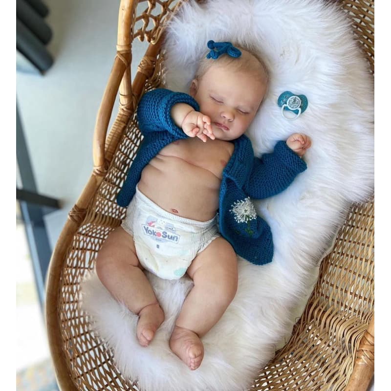 bebê reborn toda em silicone realista 63 cm com cabelinho