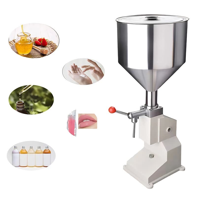 Envasadora Manual de Precisão para Líquidos e Pastosos — 2 Modelos: 5-60ml e 10-110ml, Uso Geral e Profissional