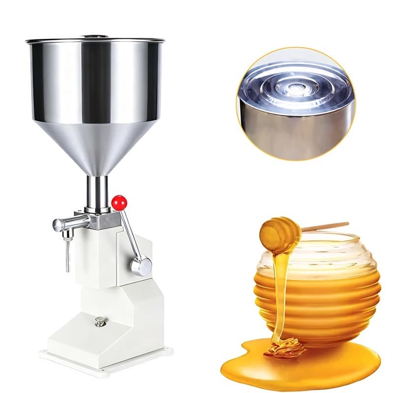 Envasadora Manual com Duas Faixas de Capacidade (5-60ml / 10-110ml) - Alta Precisão para Líquidos e Pastosos