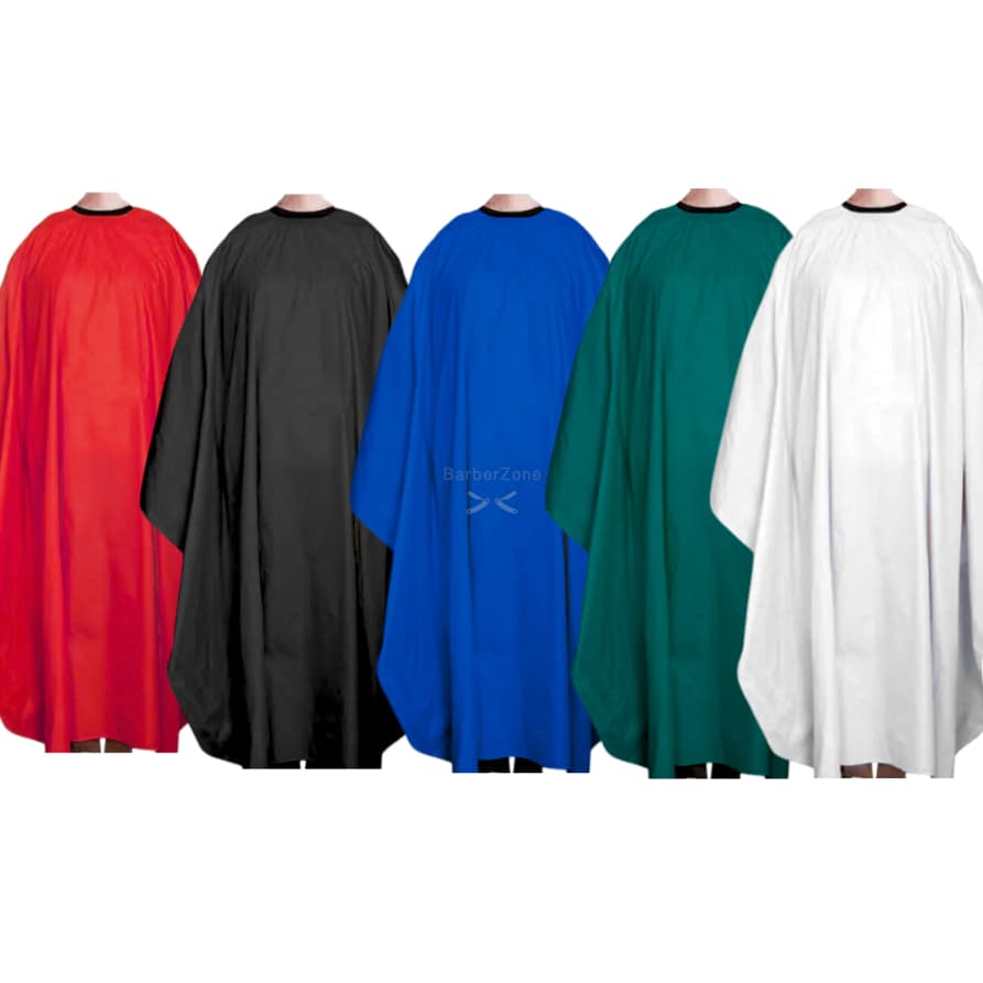 Kit 5 capas de corte de cetim cabelereiro e barbeiro
