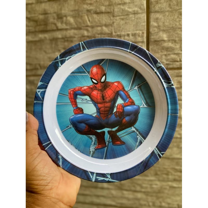 Prato de Melamina Homem-Aranha Marvel – Resistente para Refeições