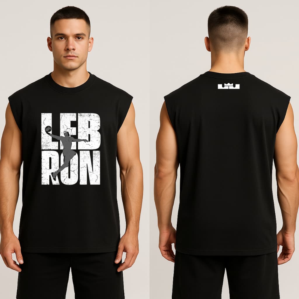 Regata Over Basquete Masculina Lebron James NBA Street Algodão Treino Academia Estampada
