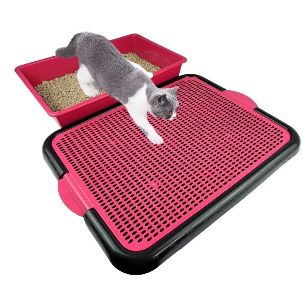 Tapete Coletor de Areia para Gatos Resistente Duravel e Seguro Facil Higienização