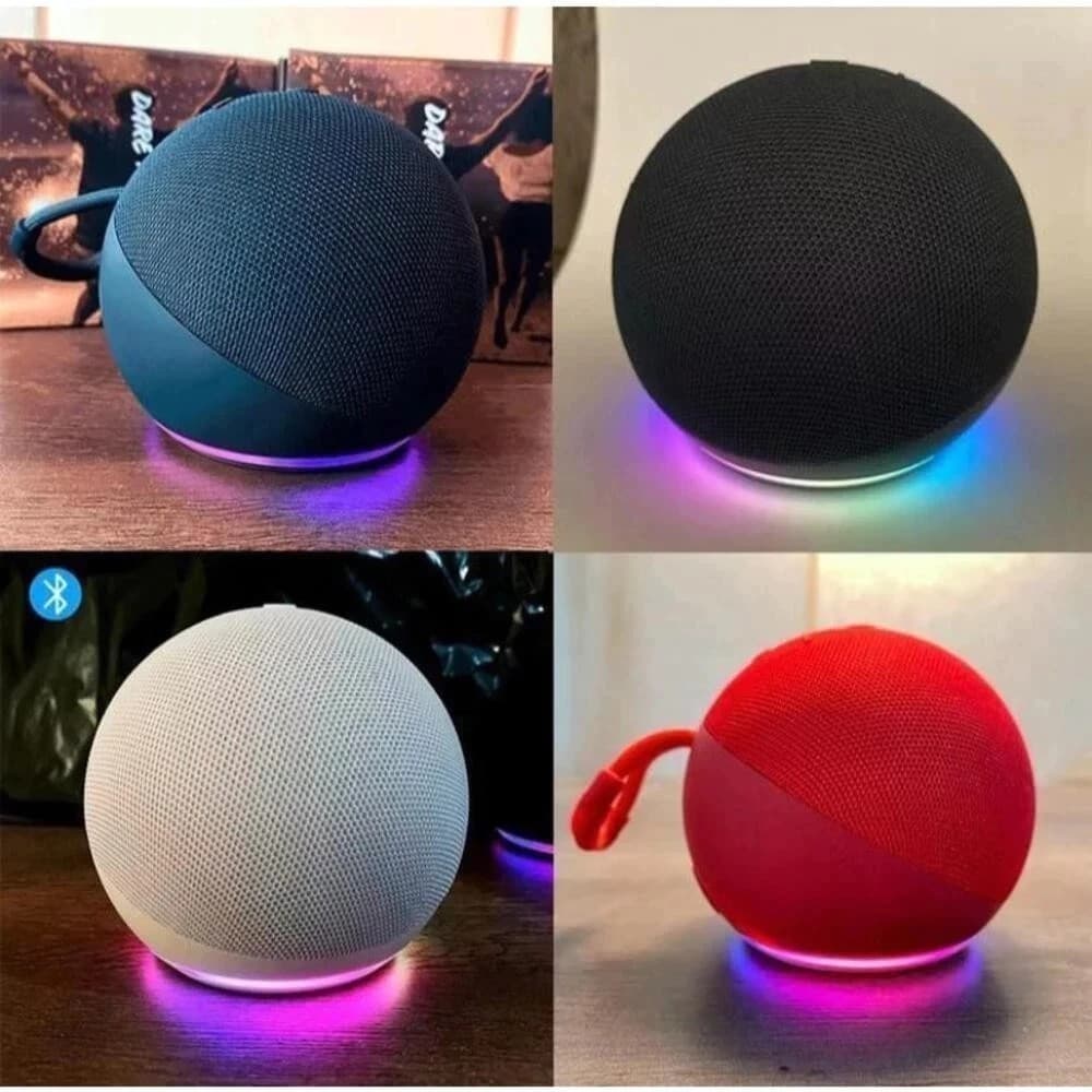 [ORIGINAL] Caixa de Som COMANDO DE VOZ POR APP Bluetooth LED ALAXE e ALAXE PRO MAX- CORES ALEATÓRIAS