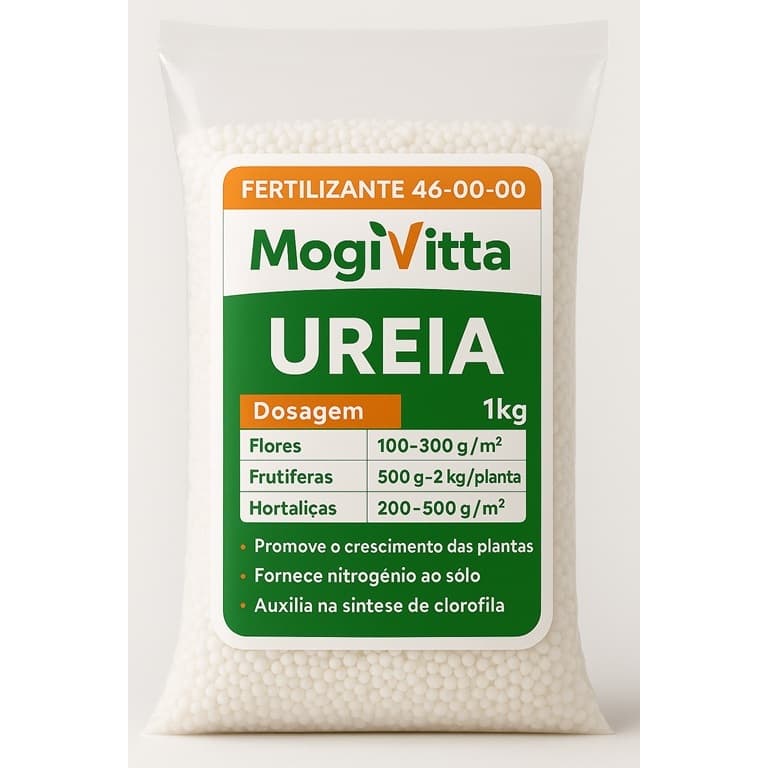 Ureia - Adubo Fertilizante p/ Frutas Gramado Jardim - 1kg