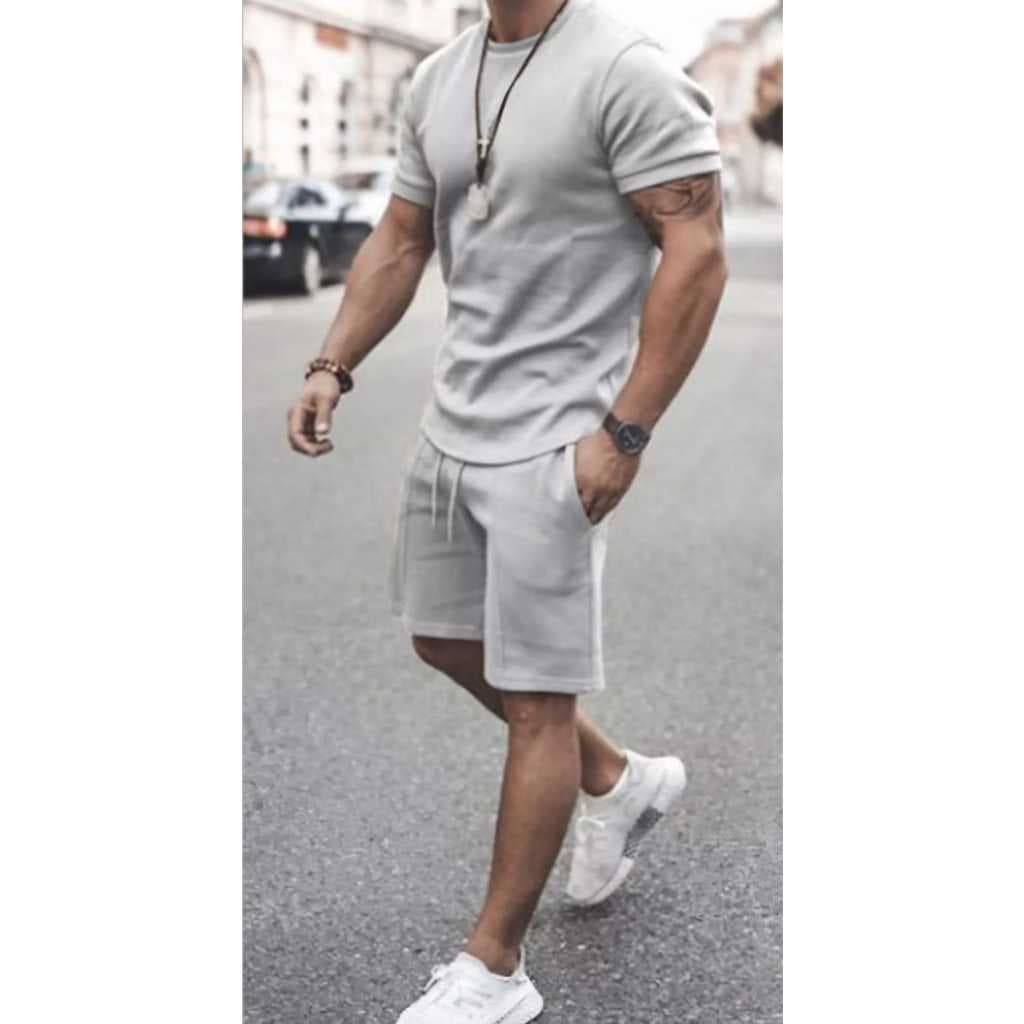 Short moletom basico bermuda moletom lisa short masculino  calção casual esporte confortável