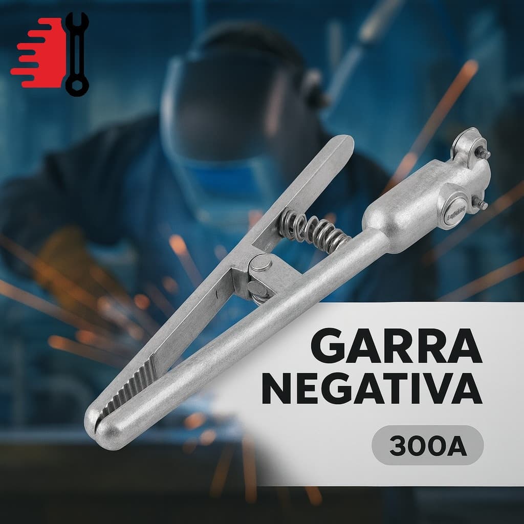Garra Negativa Obra Para Solda 300 A Alumínio Vonder Profissional