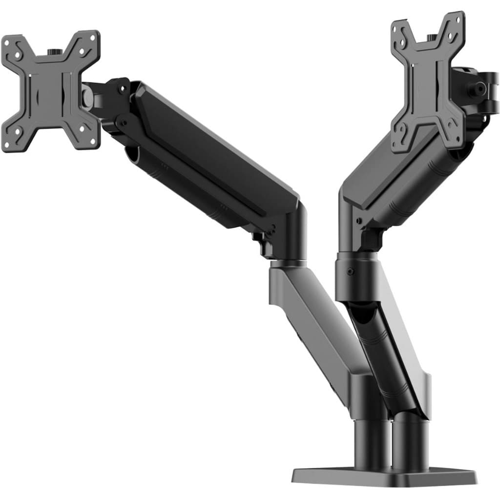 Suporte de Monitor Duplo Articulado Mola Gás 12" a 32" Até 10kg