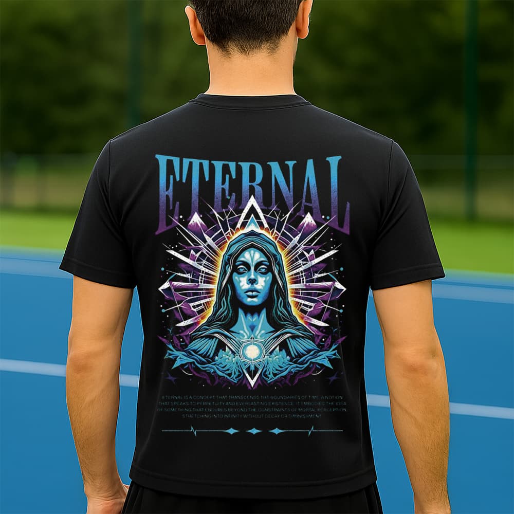 Camiseta Dry Fit Masculina Estampada Estátua de Cristal P ao GG Leve Respirável Academia Treino