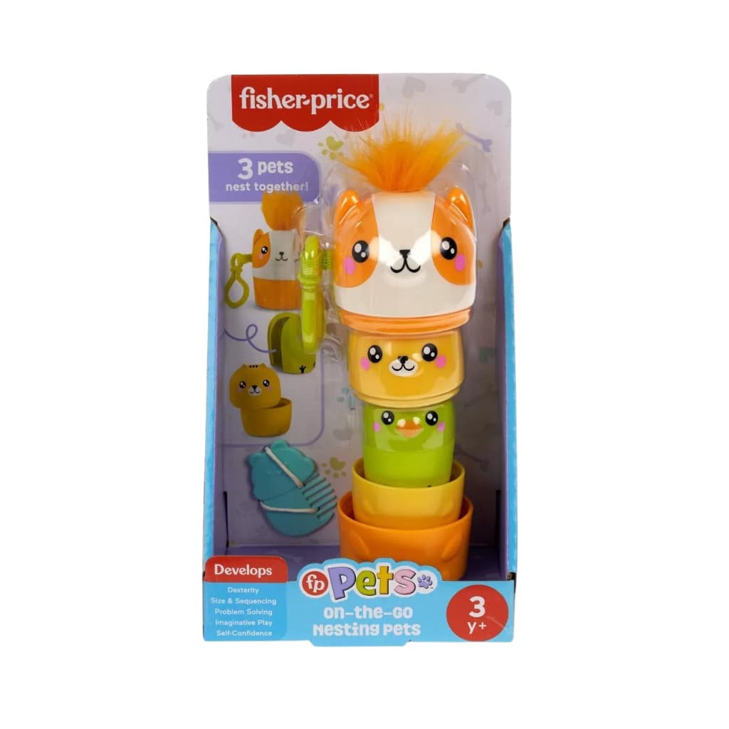 Fisher-Price Animais de Estimação Para Pré-Escolar Portáteis Empilháveis