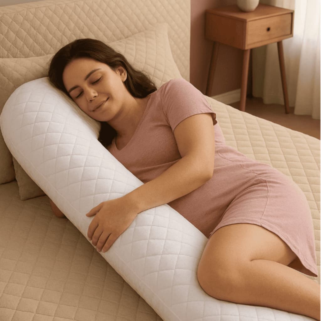 Travesseiro Algodao de Corpo Grande Xuxao Almofada Body Pillow Gestante