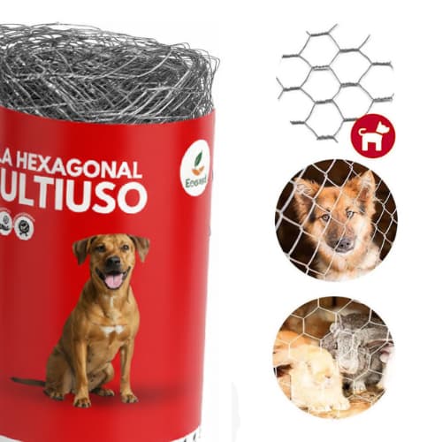 Tela Galinheiro Multiuso 30 Metros 1,20 Altura Fio 23 - Cães, Gatos, Portões, Galinha