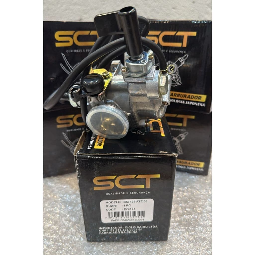Carburador para Motocicleta HONDA BIZ 125 - Ano: até 2008  Marca: SCT