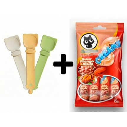 Petisco Chuchups para gatos + 1 uni colher