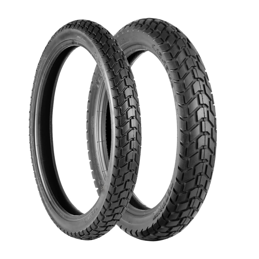 Par Pneu 120/80-18 e 90/90-21 Technic T&C Tornado XRE - Novo com garantia.