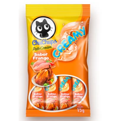 Petisco Chuchups para Gatos Pate cream