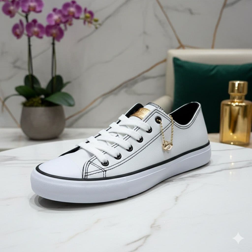 tenis flat sola baixa confortavel - treino academia trabalho festa - versatil couro sintetico facil de limpar