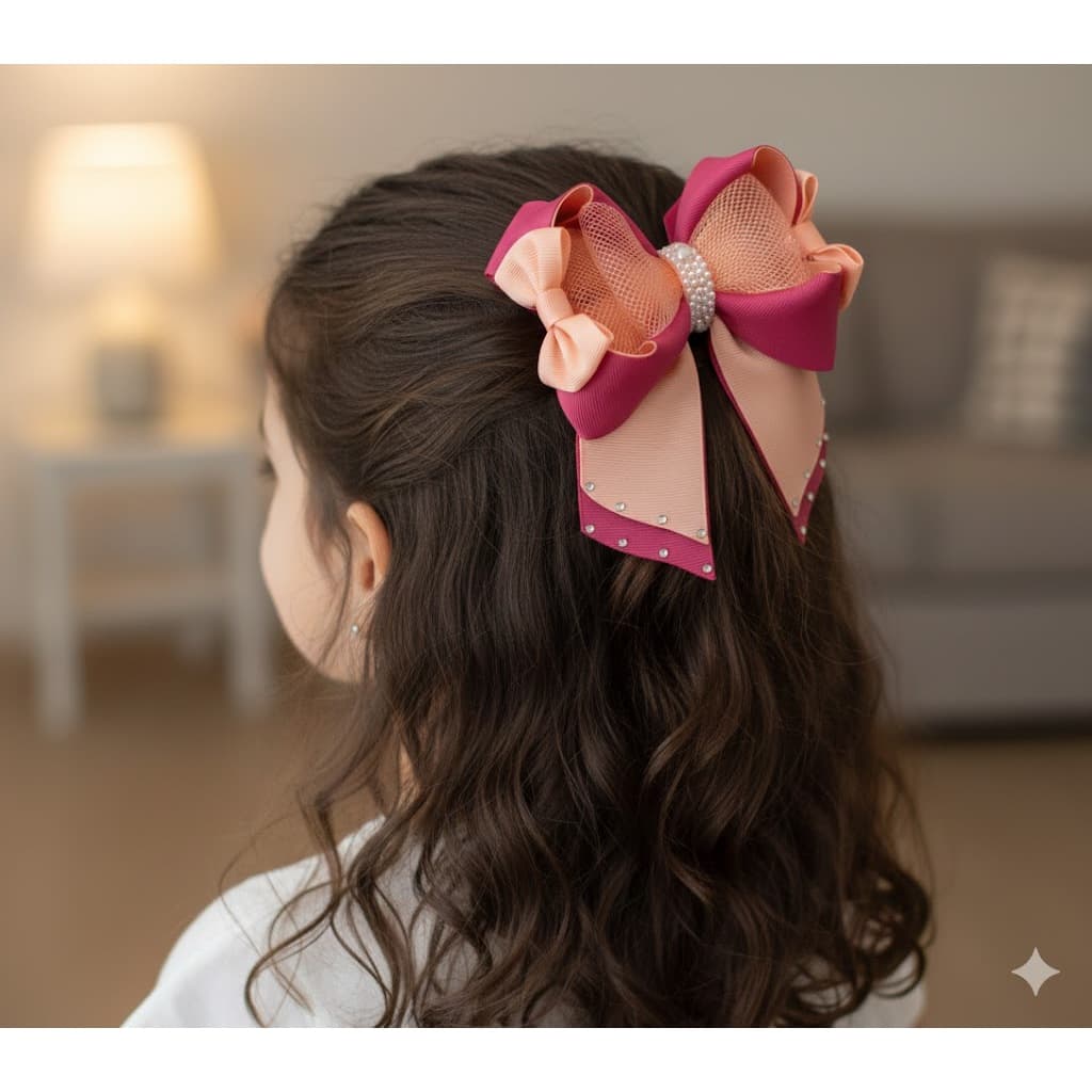 Laços de cabelo infantil Laços na presilha Laços infantis