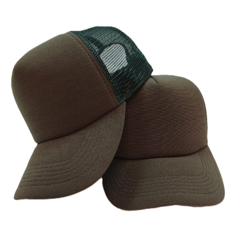 Bone Trucker Tela Liso Verde Musgo Unissex Barato