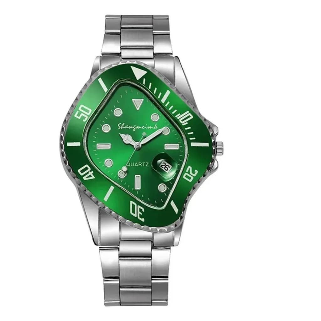Relógio Masculino Surrealista Analógico Pulseira Inox Design Criativo Anatômico Sofisticado Durável