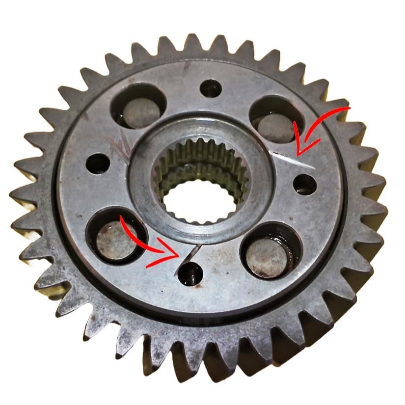 ENGRENAGEM DE SAÍDA DA TRANSMISSÃO DA HONDA GOLDWING 1500 35 DENTES PN 23500-MAM-A60