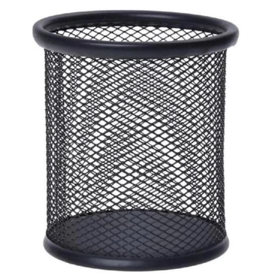 Organizador De Mesa Escritório Aramado  Cesto Porta Caneta Lápis 10 cm