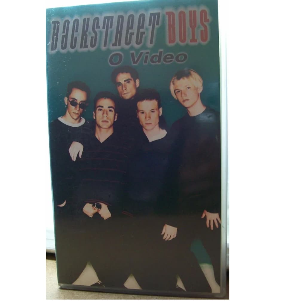 Fita Vhs Backstreet Boys, O Video, 1996, Original lacrado