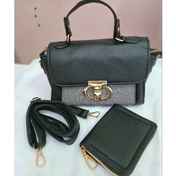 Kit Bolsa + Carteira, Bolsa Ombro, Bolsa Transversal, Bolsa Feminina