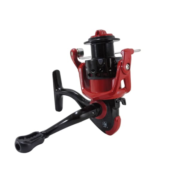 Molinete Safari Max Xt3000 - 3 Rolamentos Cor Vermelho Lado Da Manivela Direito/esquerdo