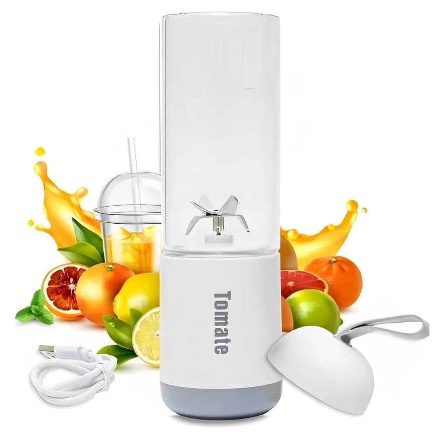 Liquidificador Portátil Vidro Tomate Maz-007 330 Ml Com Usb