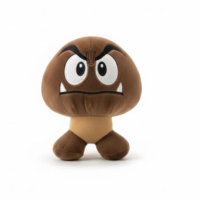 Pelucia Goomba 25cm - Mario Bross - Pronta Entrega