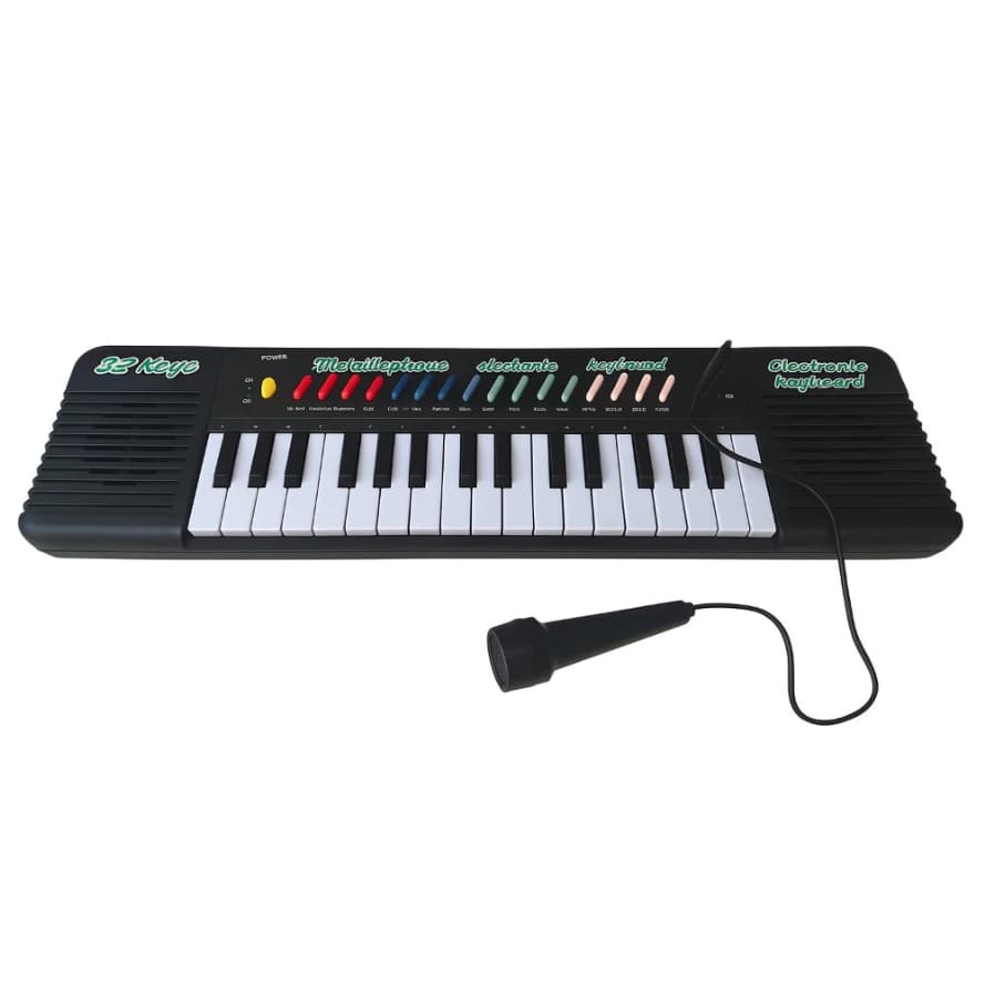 Teclado Com Microfone Piano Infantil Brinquedo Musical