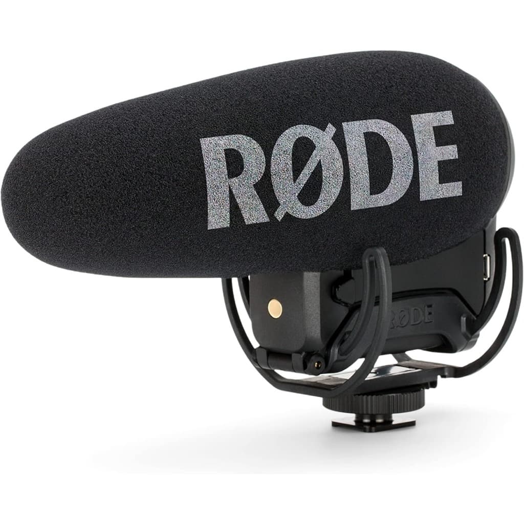 Microfone Rode VideoMic Pro+ Condensador Supercardióide cor preto