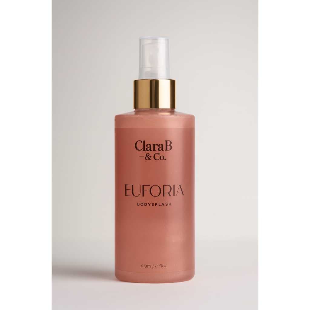 Body Splash Feminino com Glitter | Perfume 8% de Essência | Alta Fixação - 210ml