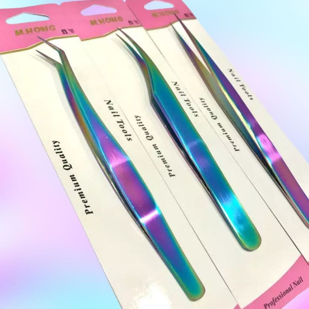 Pinça Perfeita Profissional Longa M.Hong Estética