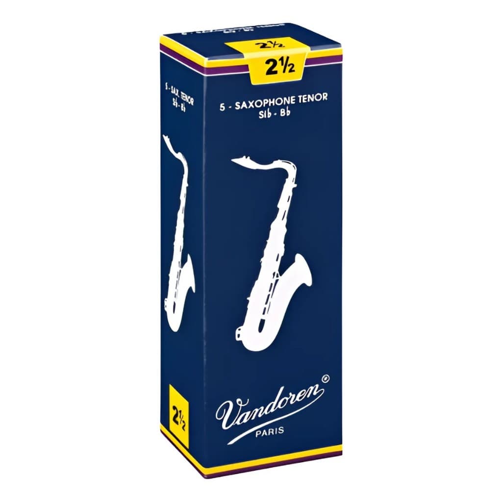 Palheta Vandoren 2,5 Sax Tenor Si B 5 Unidades