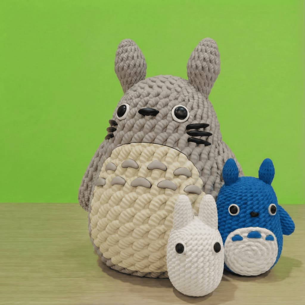 Kit Meu Amigo Totoro Bonecos Miniaturas Colecionáveis Chihiro Ponyo Action Figure