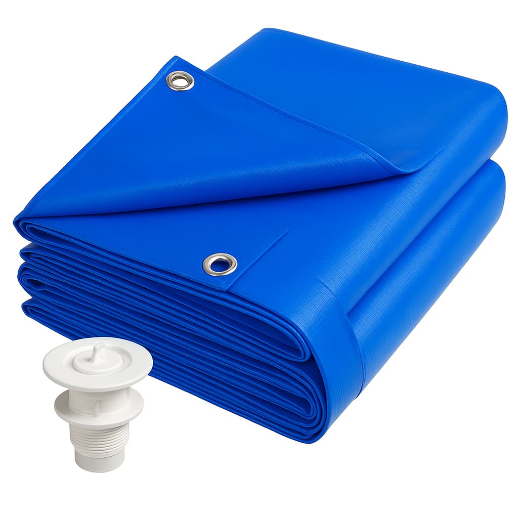Capa De Piscina Pvc Emborrachado Proteção 500 Mi | 7 X 4
