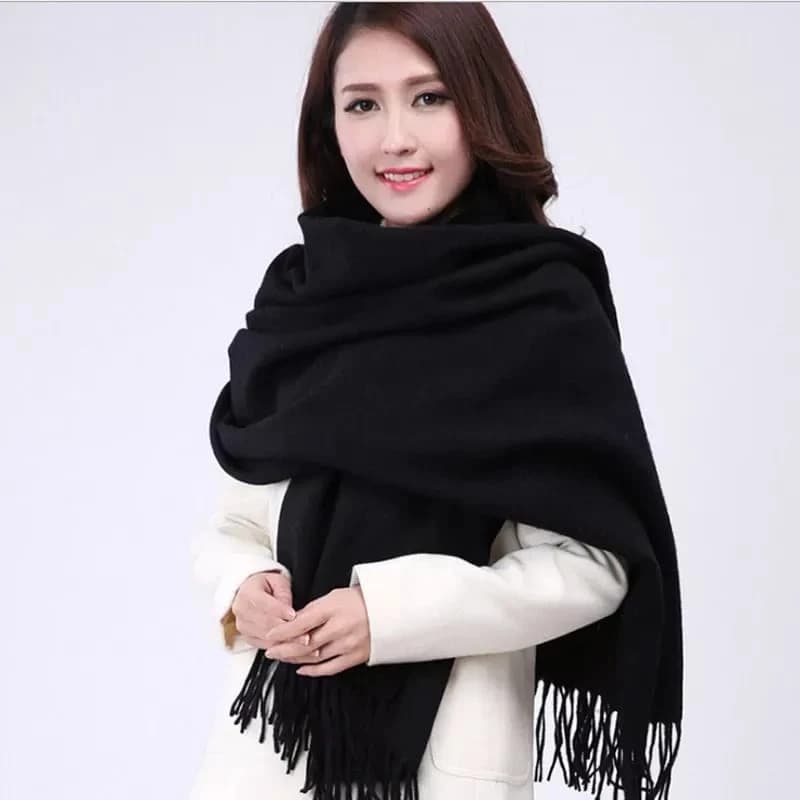 Cachecol Lenço Xale Feminino Grosso Várias Cores Inverno