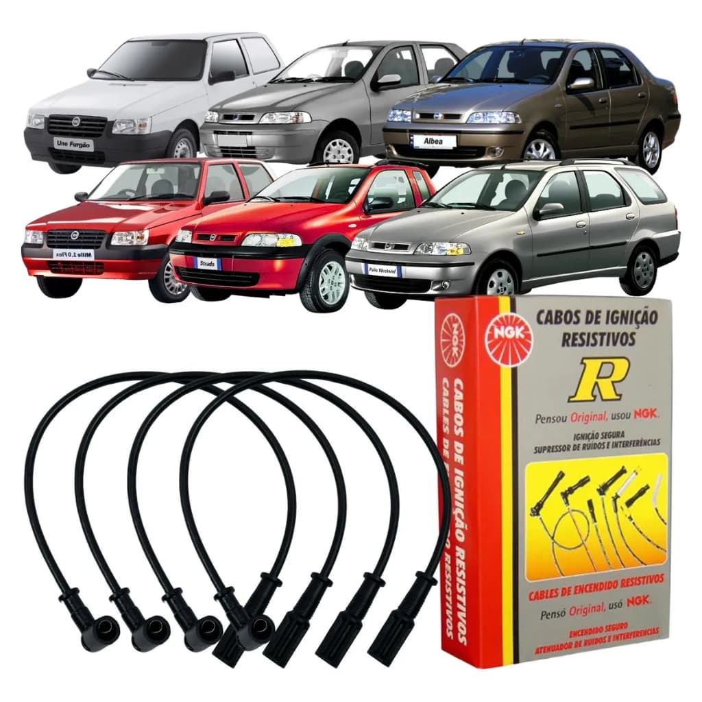 Cabo Vela Original Ngk Fiat Palio Siena Strada Uno Fiorino