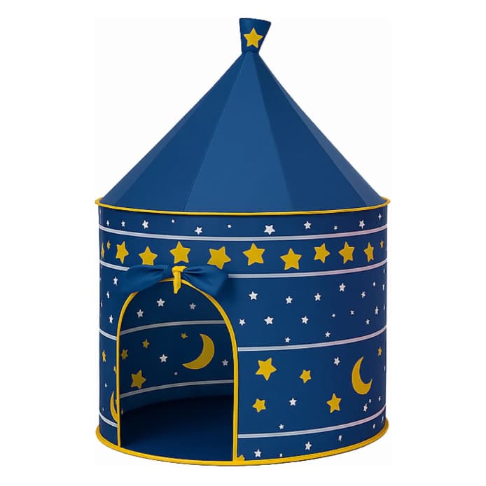 Barraca Retrátil Infantil Castelo - Princesa Rosa ou Príncipe Azul