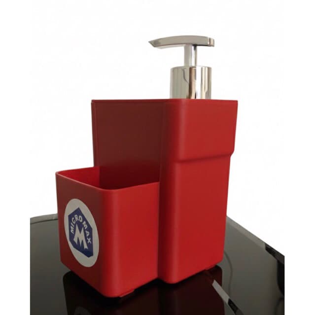 Dispenser 750ml Detergente  Esponja Suporte para Pia Cozinha Bucha