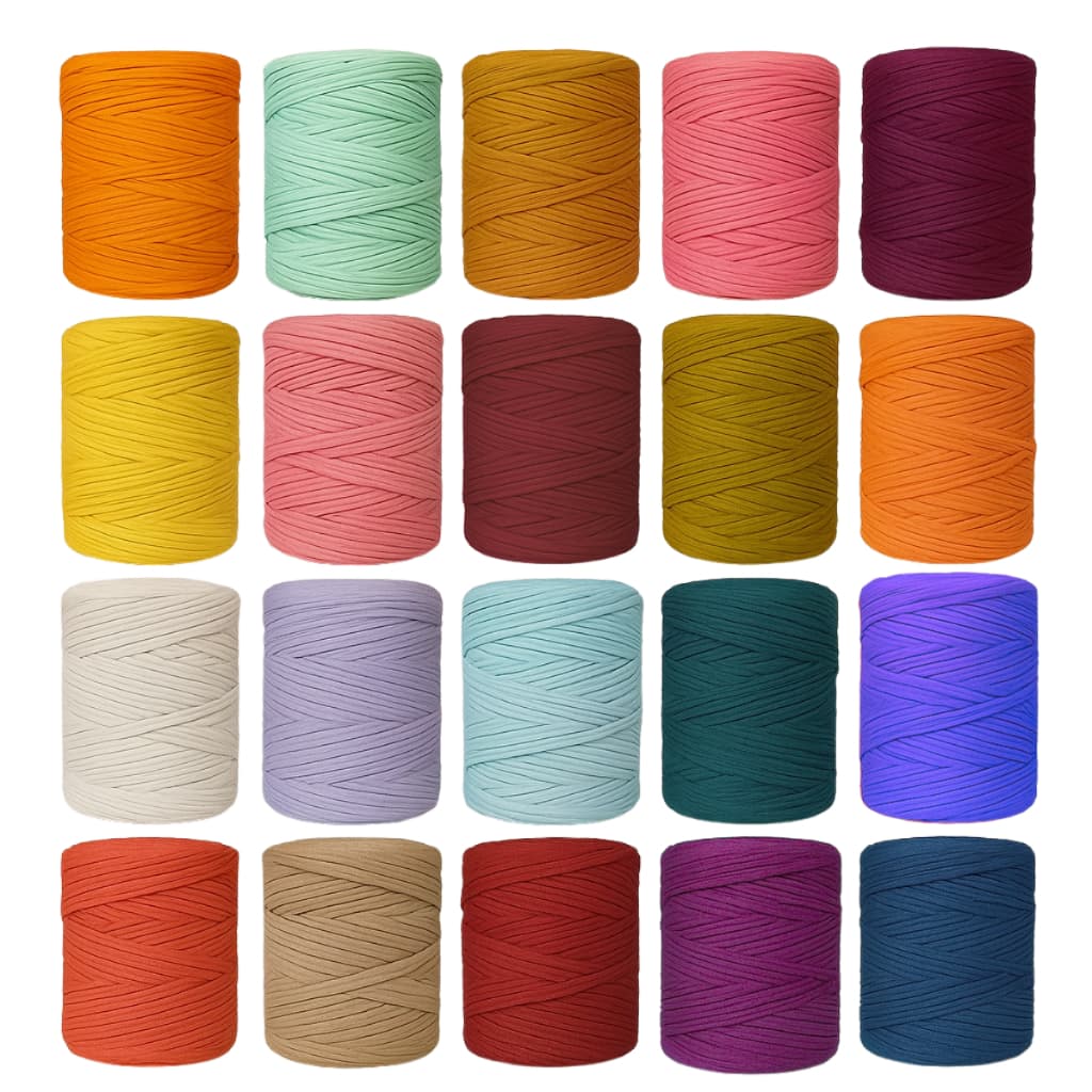 Fio De Malha Ecológico 500g Residual Para Crochê Colorido 80m Reciclavel Ecomalha