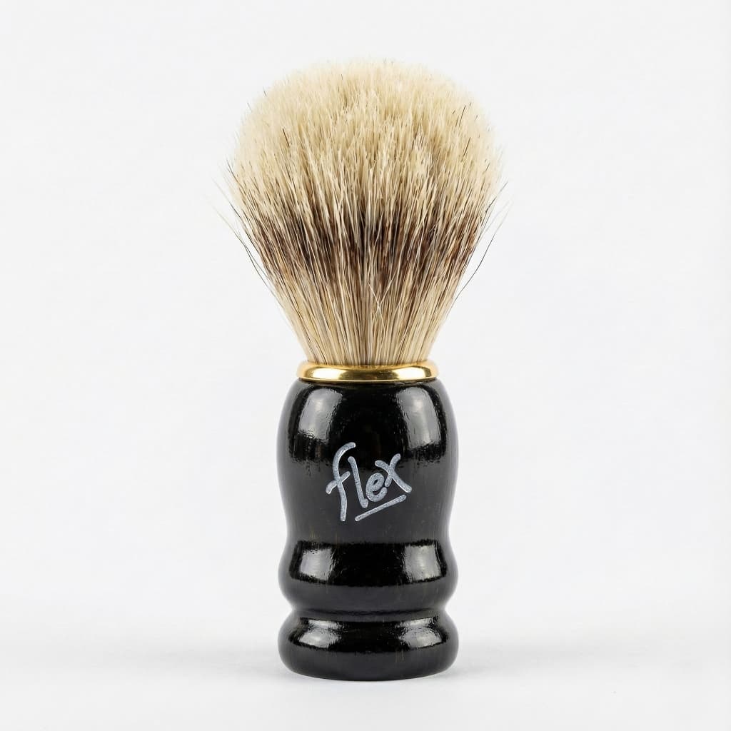 Pincel de Barba profissional Super Macio Mundial com Pelo Natural Mesclado barbearia