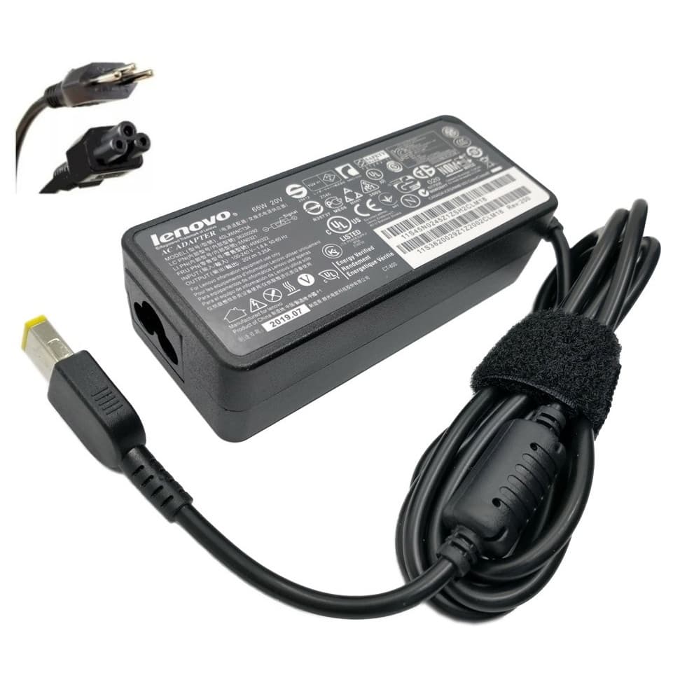 Fonte Carregador Para Notebook Lenovo Thinkpad E470 T470 65w