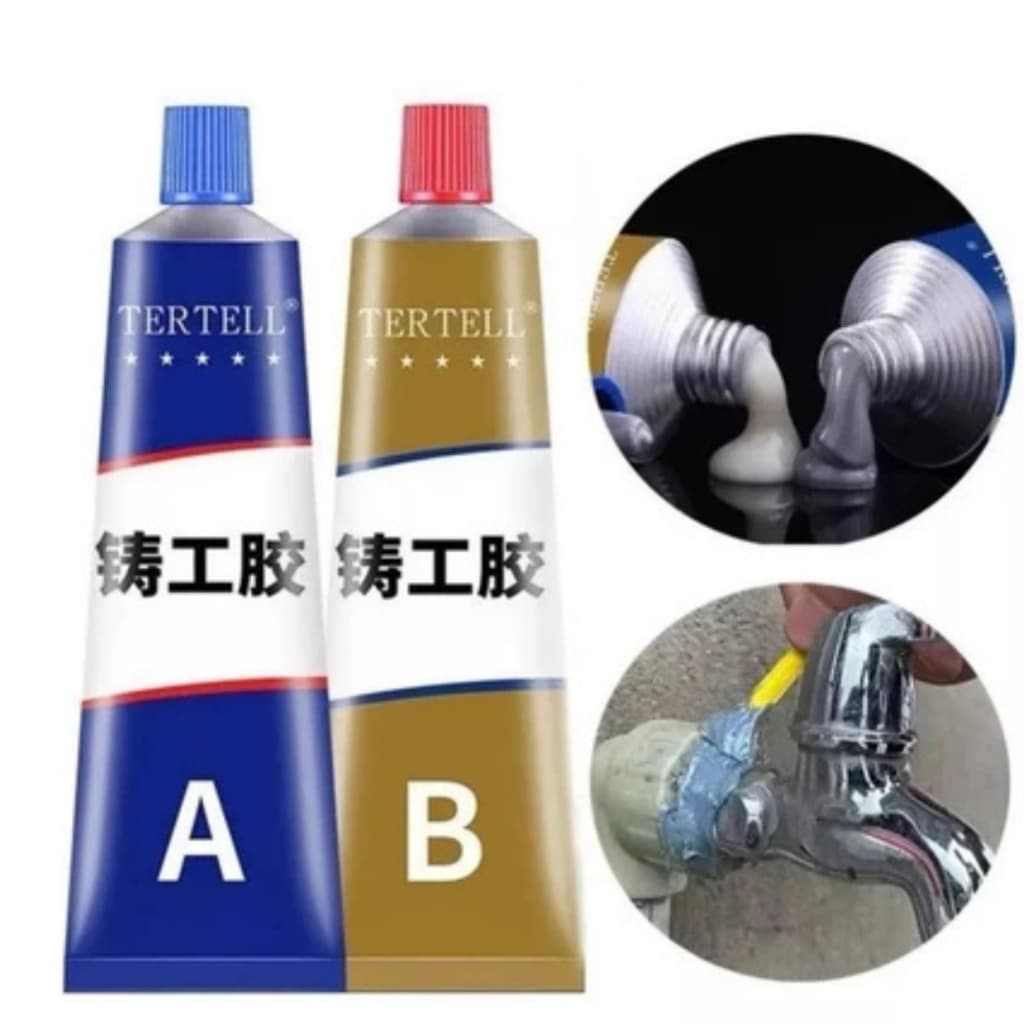 Cola para metal Cola De Reparo Industrial Soldagem A Frio Resistente Ao Calor Pasta De Metal Adesivo de Reparo Metálico
