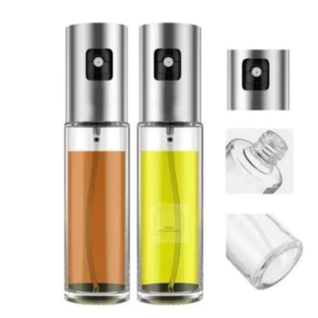 Porta Oleo Azeite Vinagre Borrifador Em Vidro Vinagreessenciais De Cozinha 100ml