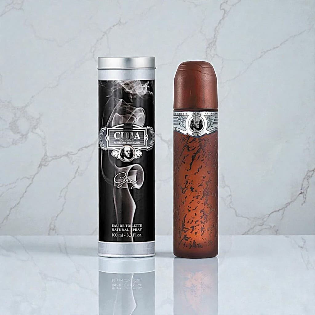 Perfume Cuba Grey 100ml Eau de Toilette – Masculino, Amadeirado Aromático Fumê & Elegante